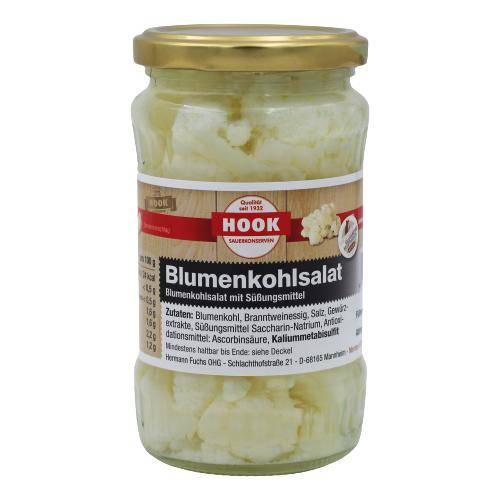 Hook - Blumenkohlsalat, 6 x 190 g Glas