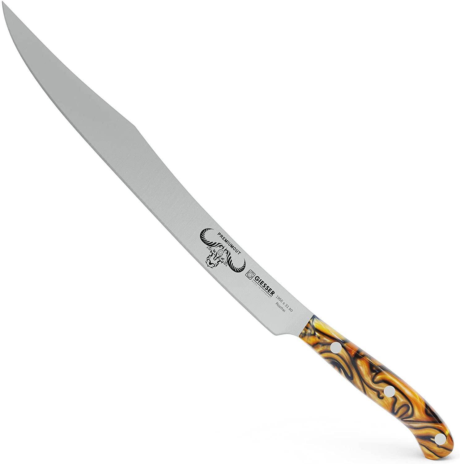 Giesser - PremiumCut Tranchiermesser, 31 cm, spicy orange Giesser - PremiumCut Tranchiermesser, 31 cm, spicy orange