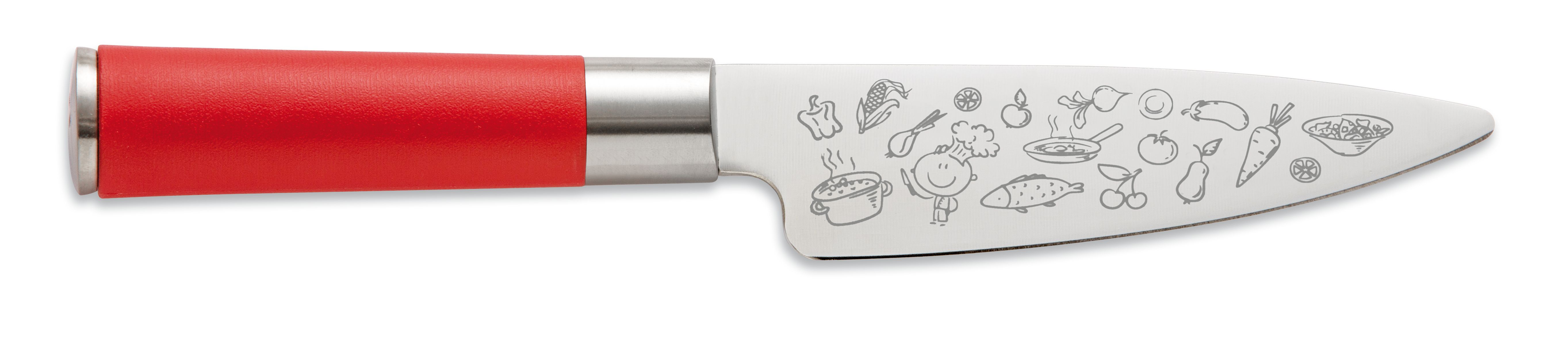 F. DICK - Red Spirit Little Chef Kinderkochmesser, 15 cm, 81749152 F. DICK - Red Spirit Little Chef Kinderkochmesser, 15 cm, 81749152