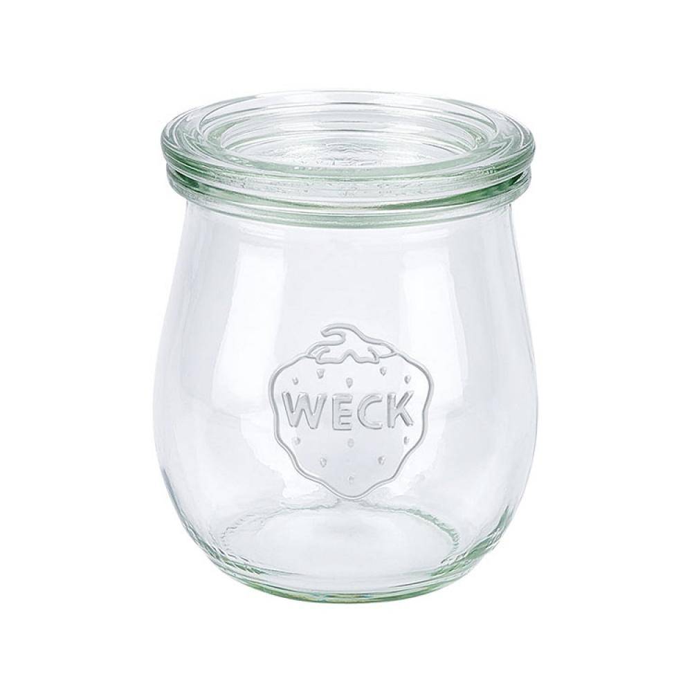 Weck - Mini-Tulpenglas mit Deckel, 220 ml, 762, 12 Stück