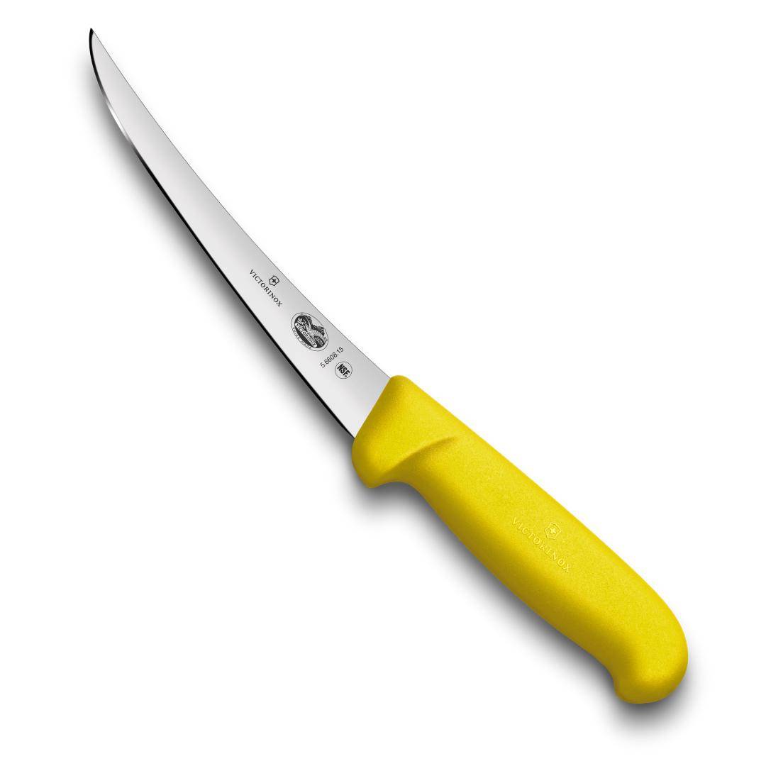 Victorinox Fibrox - Ausbeinmesser, 15 cm, gebogen, starre Klinge