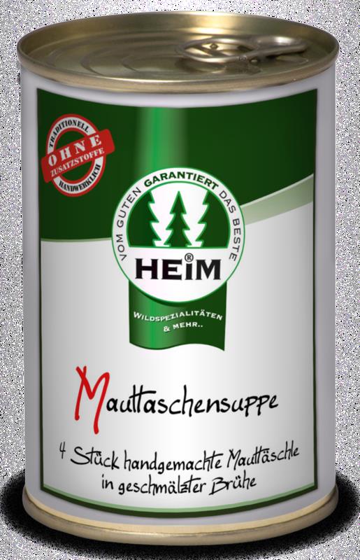 4 Stk. Schwäbische Maultaschen in kräftiger Brühe - 400ml