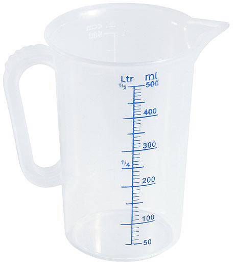Contacto - Messbecher, Kunststoff PP, 0,25 Liter