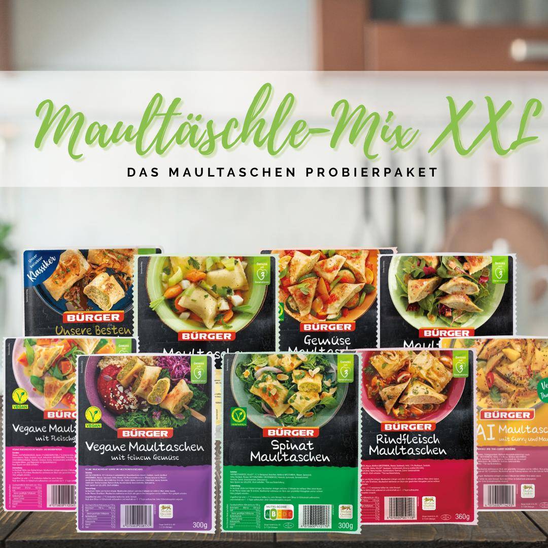 Bürger - "Maultäschle-Mix XXL" - das Maultaschen Probierpaket