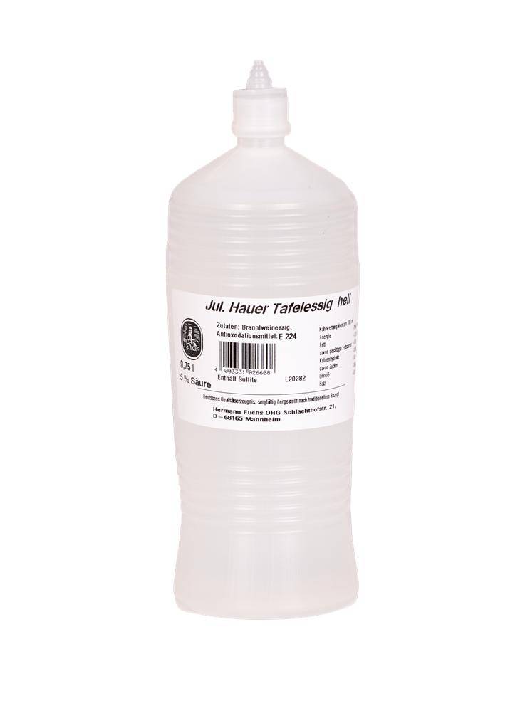 Hauer - Tafelessig hell, 6 x 750 ml Flasche
