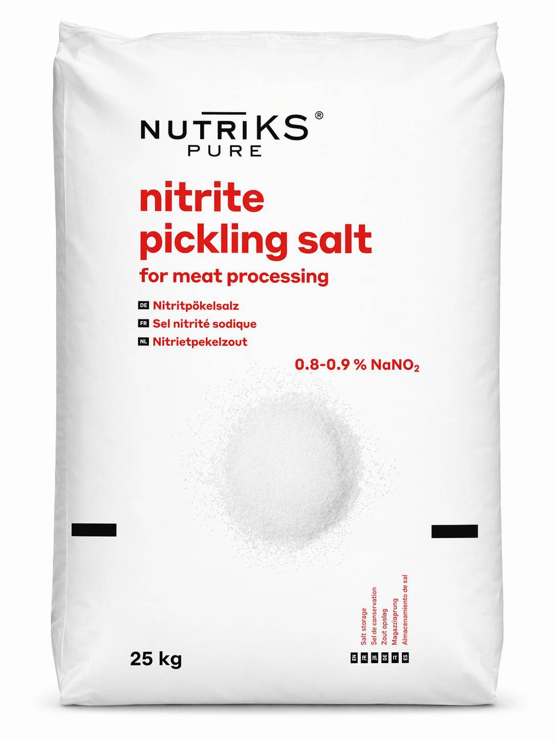 K+S - Nitritsalz / Pökelsalz, 0,8-0,9 mg, 25 kg Sack