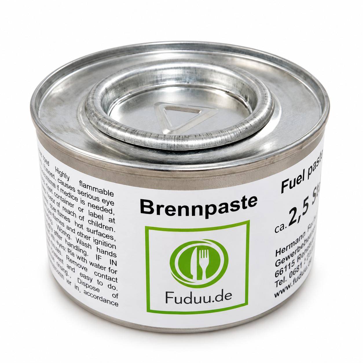 Fuduu.de - Brennpaste, 5 x 200g Dose