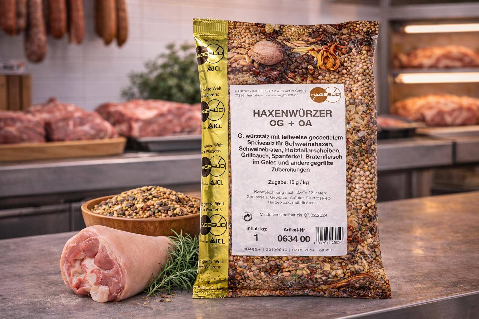 Hagesüd - Haxenwürzer oG + oA, 1 kg Beutel Hagesüd - Haxenwürzer oG + oA, 1 kg Beutel