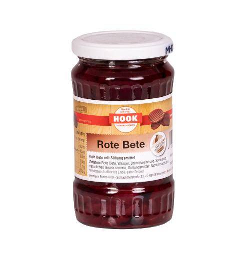 Hook - Rote Bete, 6 x 220 g Glas