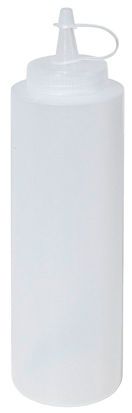 Fuduu.de - Quetschflasche transparent, 5 x 0,7 l Flasche