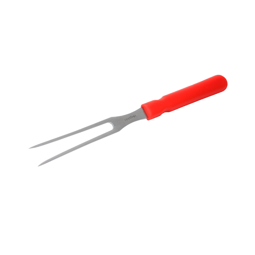 Fuduu.de - Aufschnittgabel, 24,5 cm, rot