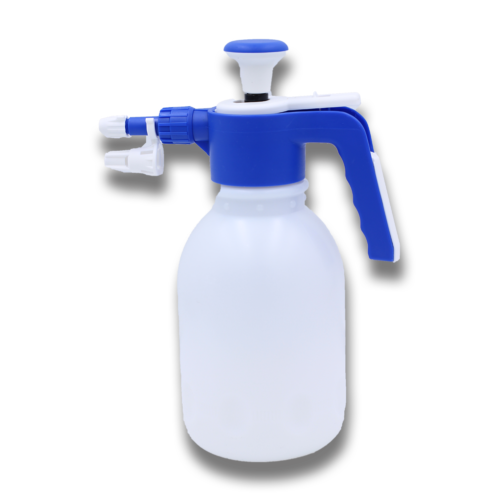 Fuduu.de - Drucksprayer mit farbigem Sprühkopf, 1,6 l Flasche, blau Fuduu.de - Drucksprayer mit farbigem Sprühkopf, 1,6 l Flasche, blau