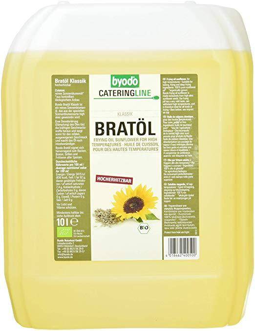 Byodo - Bratöl Sonne, extra mild, Bio, 10 Liter Kanister Byodo - Bratöl Sonne, extra mild, Bio, 10 Liter Kanister