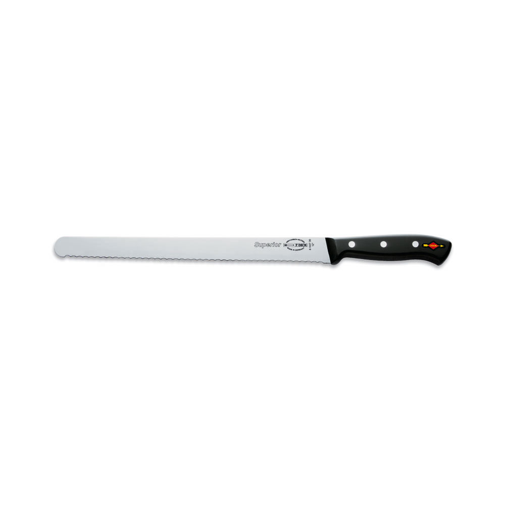 F. DICK - Superior Aufschnittmesser, Wellenschliff,  runde Spitze, 30 cm, 8103730