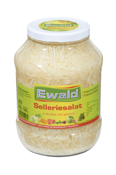 Ewald - Selleriesalat, 2400 g Glas Ewald - Selleriesalat, 2400 g Glas