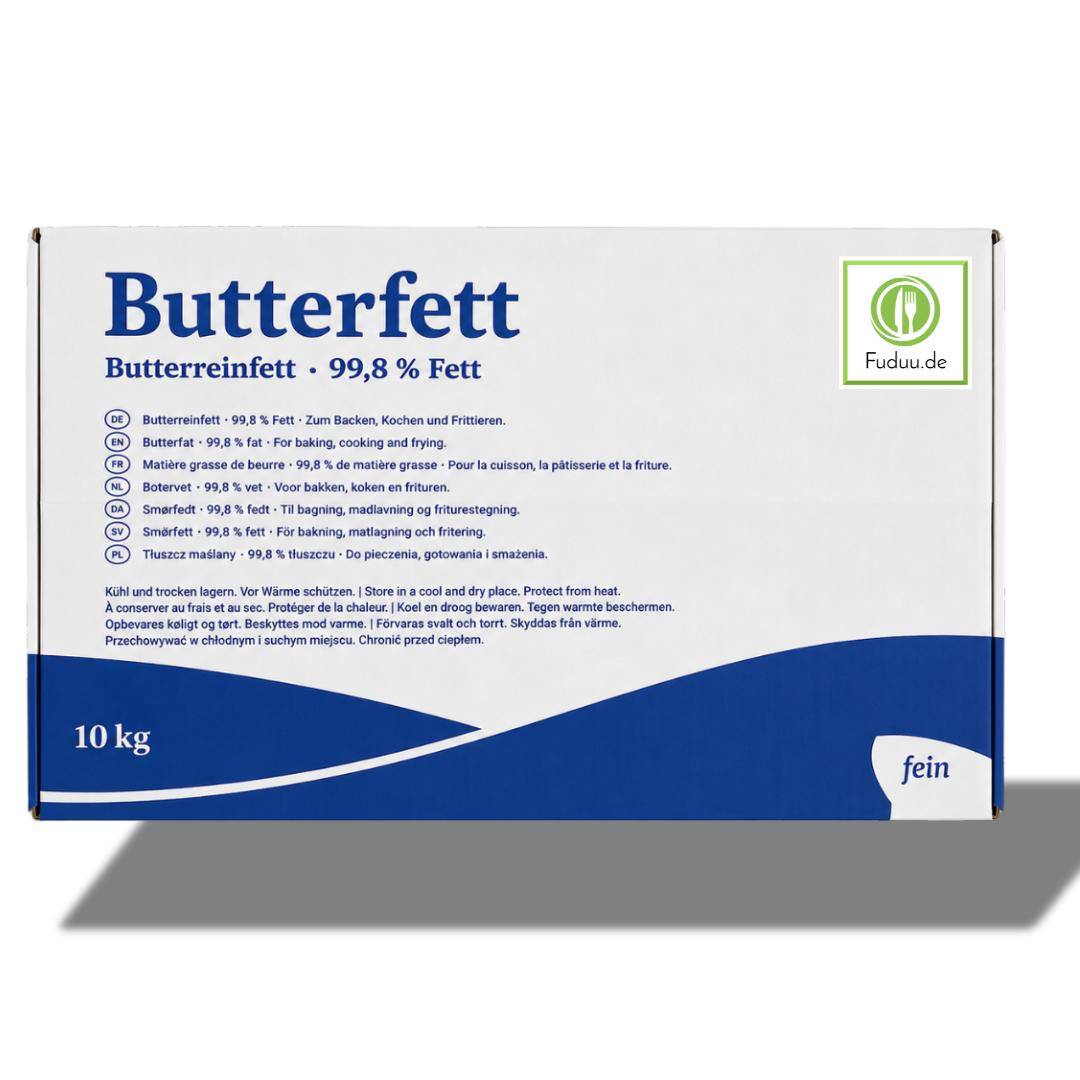 Fuduu.de - Butterfett mind. 99,8% Fett, 10 kg Karton