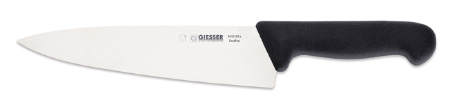 Giesser - Kochmesser, 20 cm, schwarz, 8455 20
