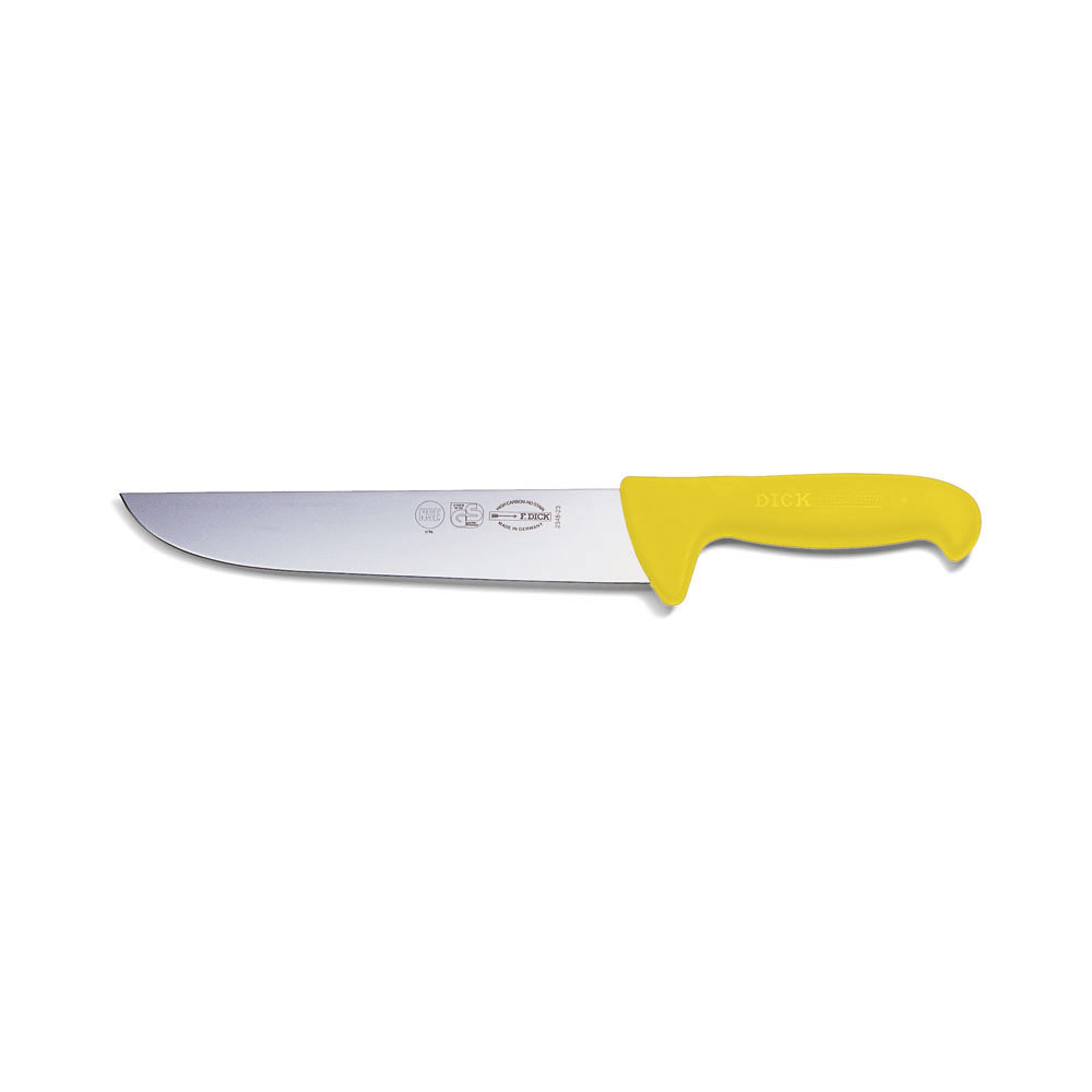 F. DICK - ErgoGrip Blockmesser, 23 cm, gelb, 8234823-02