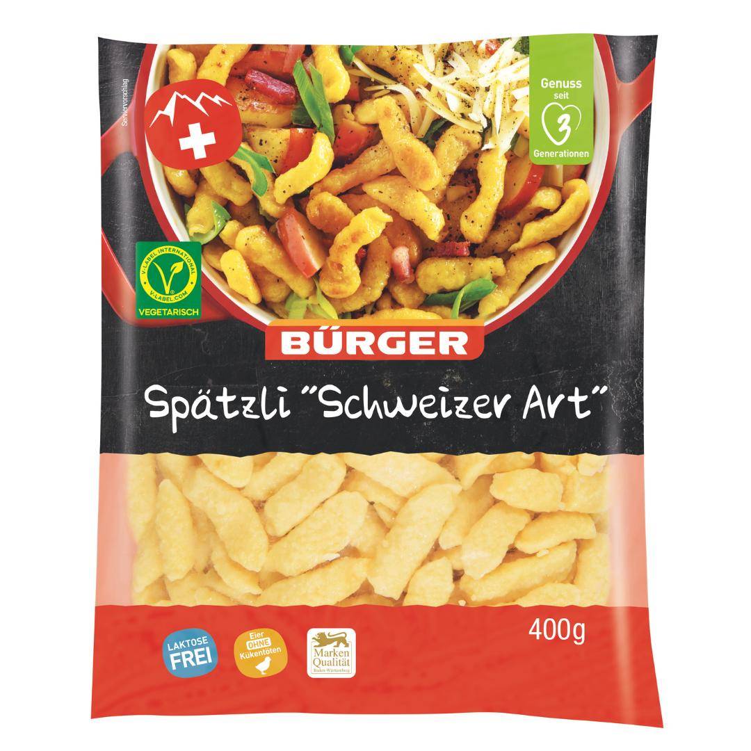 Bürger - Spätzli "Schweizer Art", 400 g Beutel