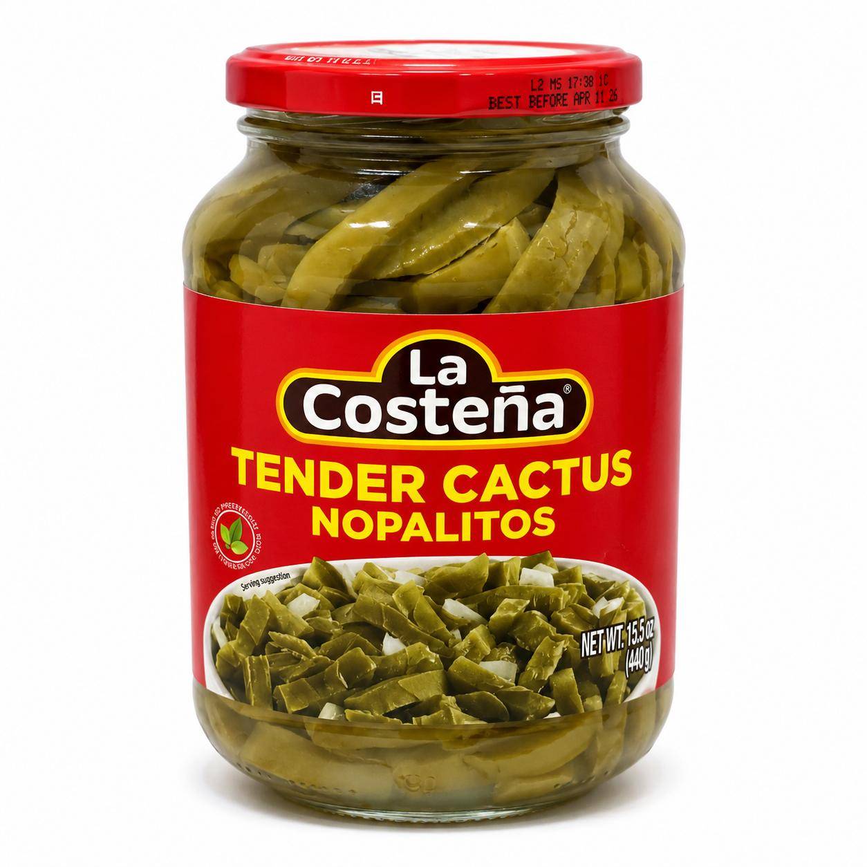 La Costeña - Nopalitos, 440 g Glas