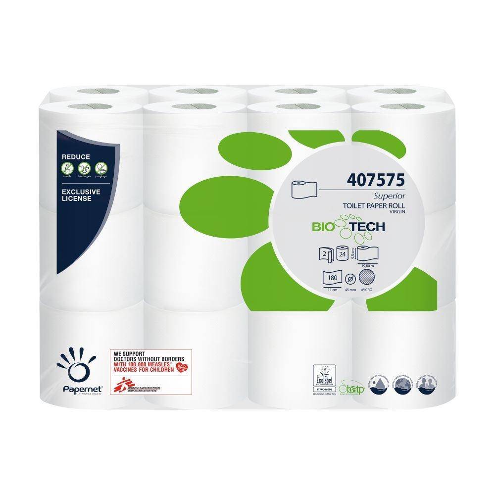 Papernet - Selbstaufösendes Toilettenpapier, 2- lagig, Bio Tech
