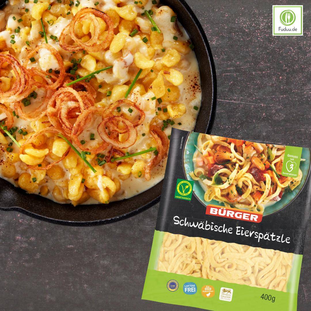 Bürger - Schwäbische Eierspätzle, 400 g Beutel Bürger - Schwäbische Eierspätzle, 400 g Beutel