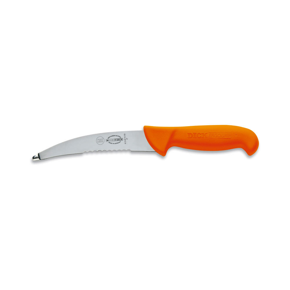 F. DICK - ErgoGrip Aufbrechmesser, 15 cm, orange, 8214015-53 F. DICK - ErgoGrip Aufbrechmesser, 15 cm, orange, 8214015-53