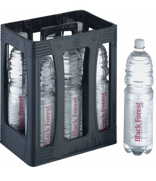 Black Forest - Mineralwasser Still, 12 x 1,5 l (inkl. Flaschen- und Kastenpfand) Black Forest - Mineralwasser Still, 12 x 1,5 l (inkl. Flaschen- und Kastenpfand)