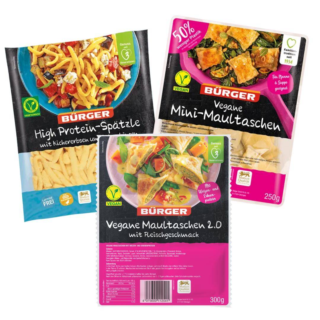 Bürger - "Schwäbisch stark" - Spätzle & Maultaschen für aktive Tage