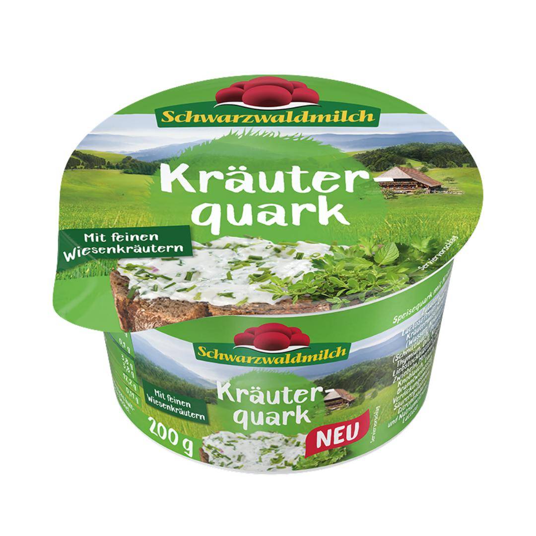 Schwarzwaldmilch - Kräuterquark, 4%, 8 x 200 g Becher