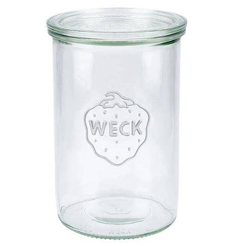Weck - Sturzglas mit Deckel, 1000 ml, 782, 6 Stück