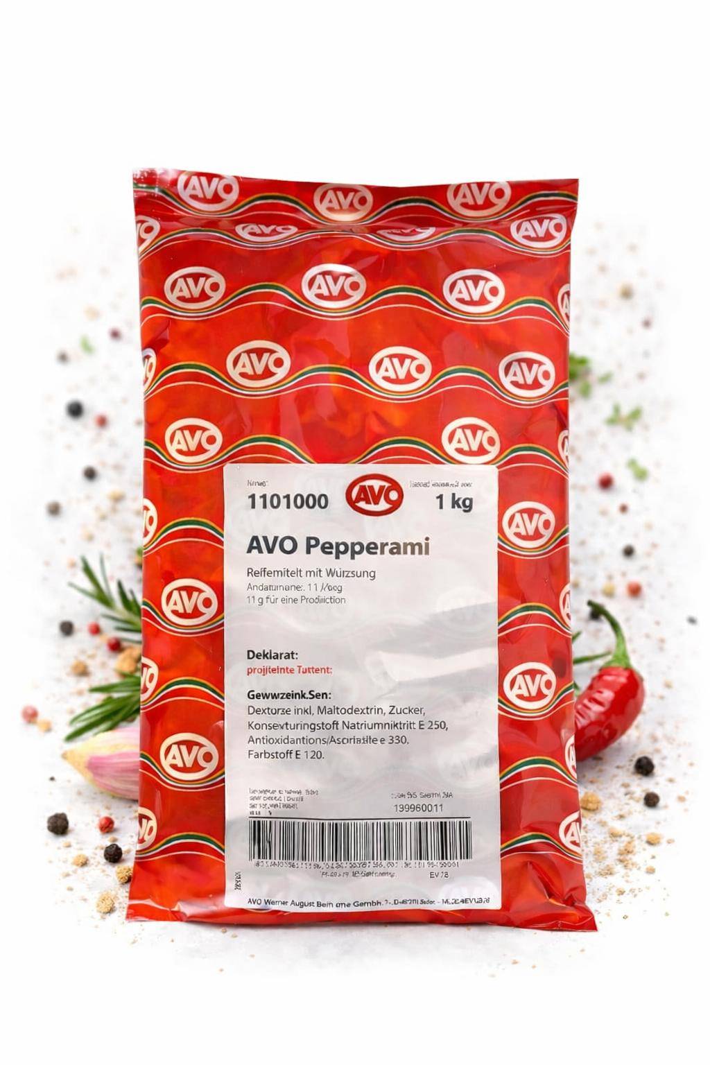 AVO - Pepperami/ Mettenden Free, 1 kg Beutel