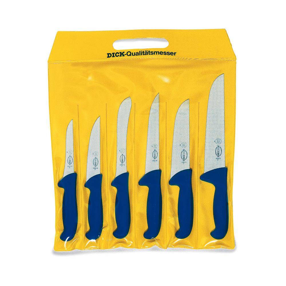 F. DICK - ErgoGrip Messersatz, 6-tlg., blau, 8256200