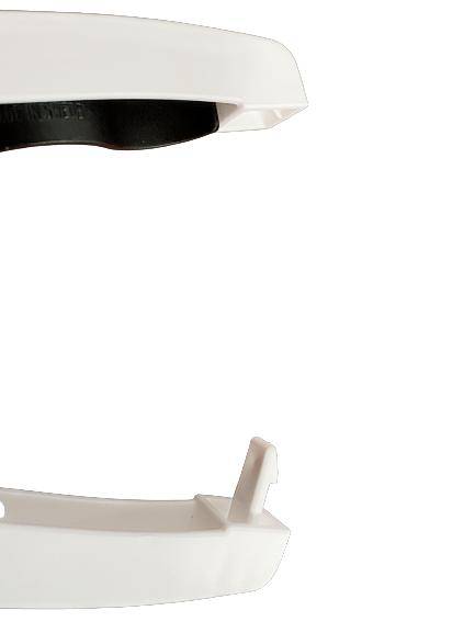 Fuduu.de - Beutelklammer groß, 24 cm, weiß