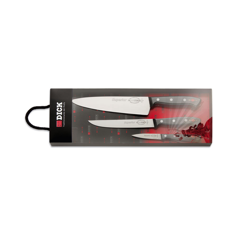 F. DICK - Superior Messer-Set, 3-tlg., 8499000