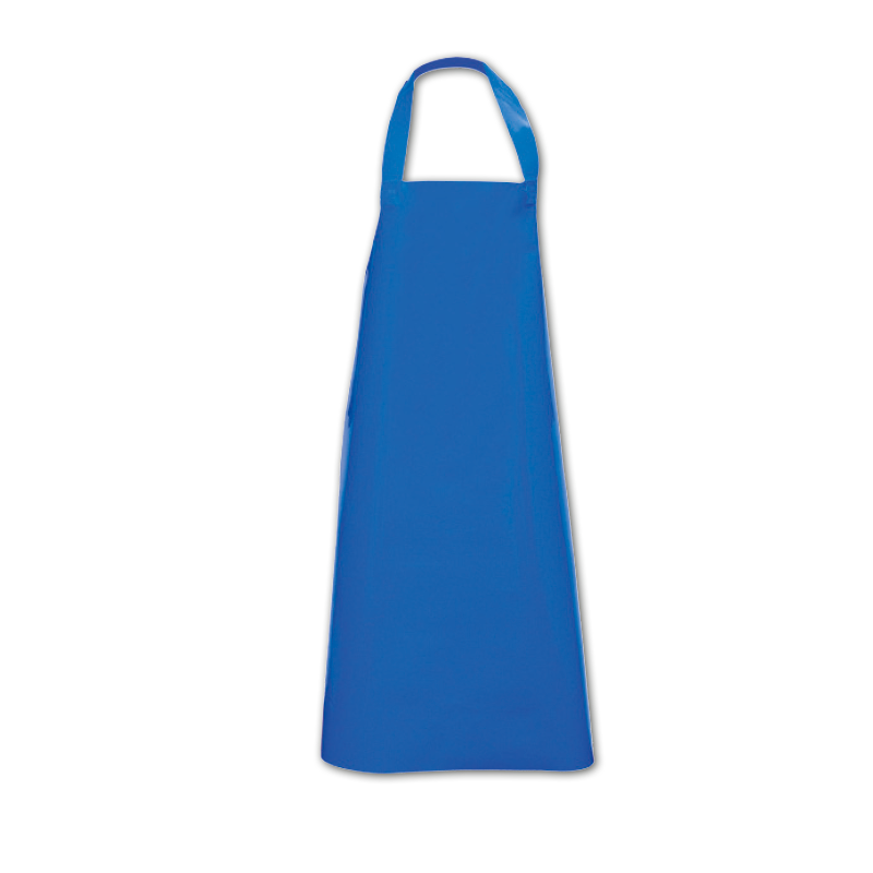 Best4Food - "Bären PU" Folienschürze, mit praktischen Gummiverschluss, blau, Größe: 110 cm