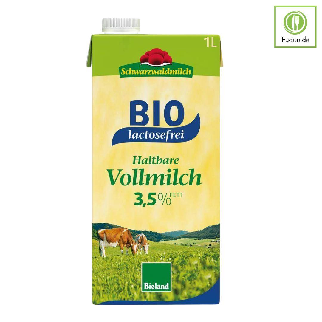 Schwarzwaldmilch Bioland - H-Vollmilch 3,5%, lactosefrei, 12 x 1 Liter Schwarzwaldmilch Bioland - H-Vollmilch 3,5%, lactosefrei, 12 x 1 Liter
