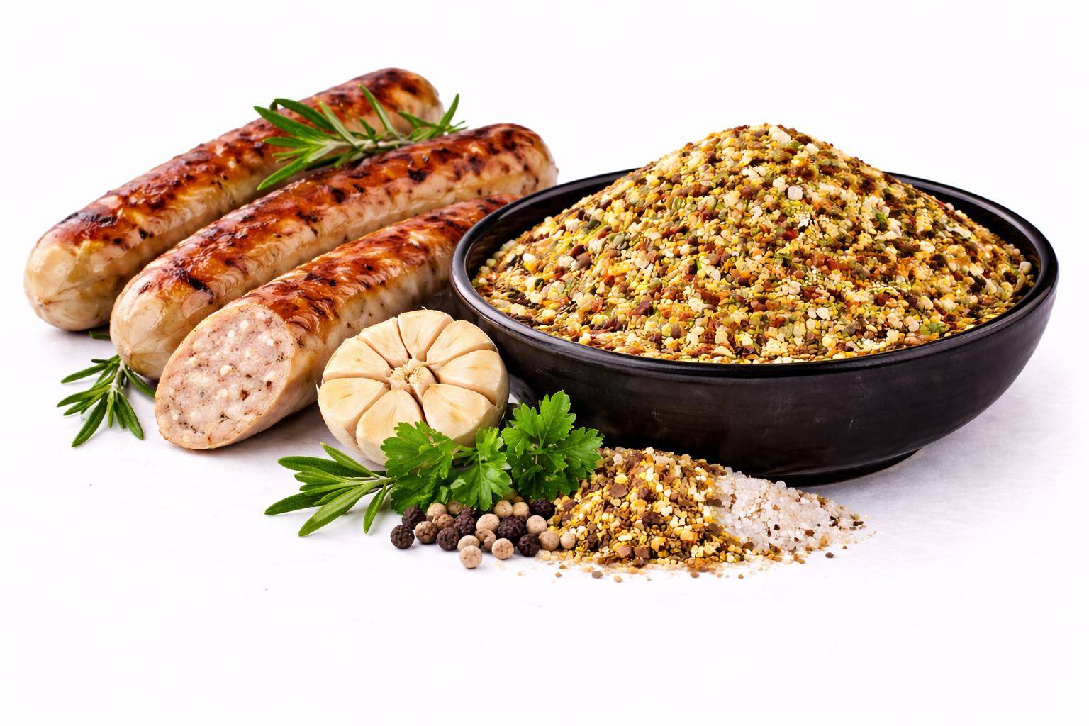 Raps - Thüringer-Rostbratwurst-Würzung, 1 kg Beutel Raps - Thüringer-Rostbratwurst-Würzung, 1 kg Beutel
