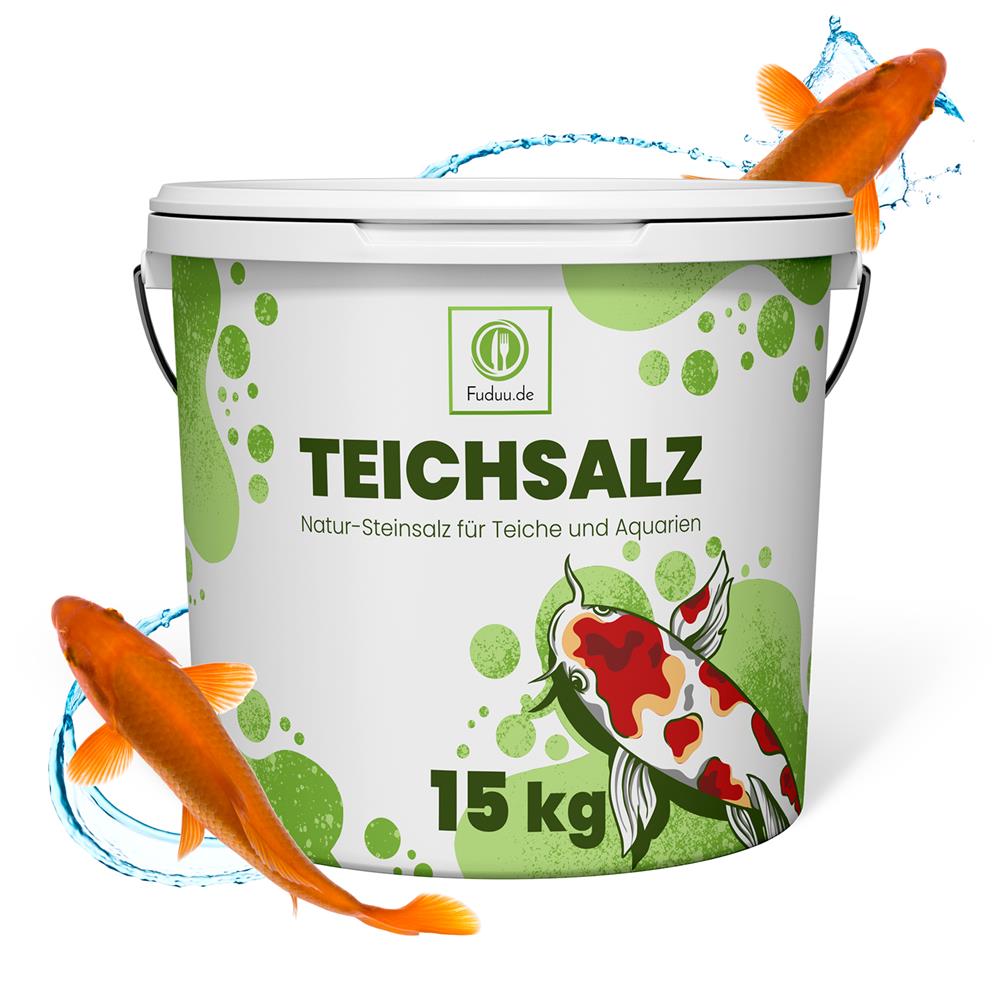 Fuduu.de - Teichsalz, 15 kg Eimer Fuduu.de - Teichsalz, 15 kg Eimer