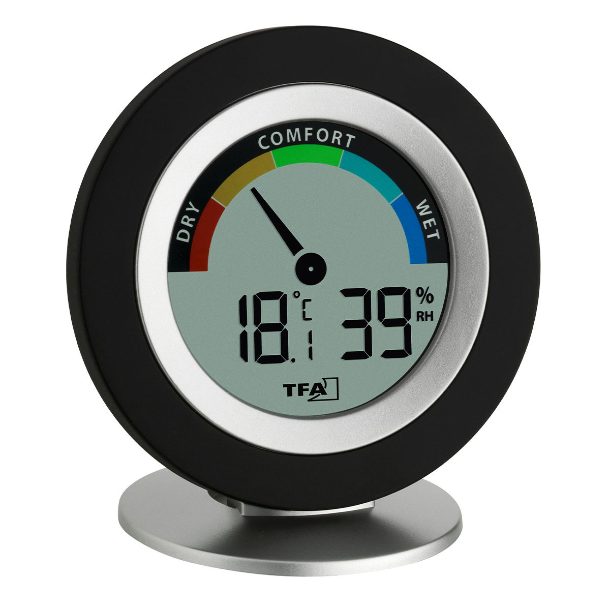 TFA - Digitales Thermo-Hygrometer COSY, schwarz TFA - Digitales Thermo-Hygrometer COSY, schwarz