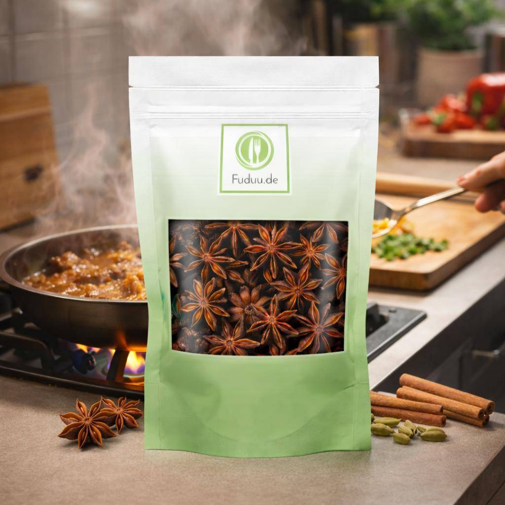 Fuduu.de - Sternanis ganz, 250 g Beutel Fuduu.de - Sternanis ganz, 250 g Beutel