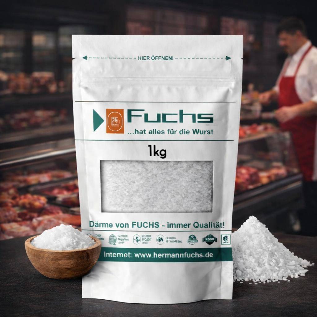 Fuchs - Nitritsalz / Pökelsalz, 1 kg Beutel Fuchs - Nitritsalz / Pökelsalz, 1 kg Beutel