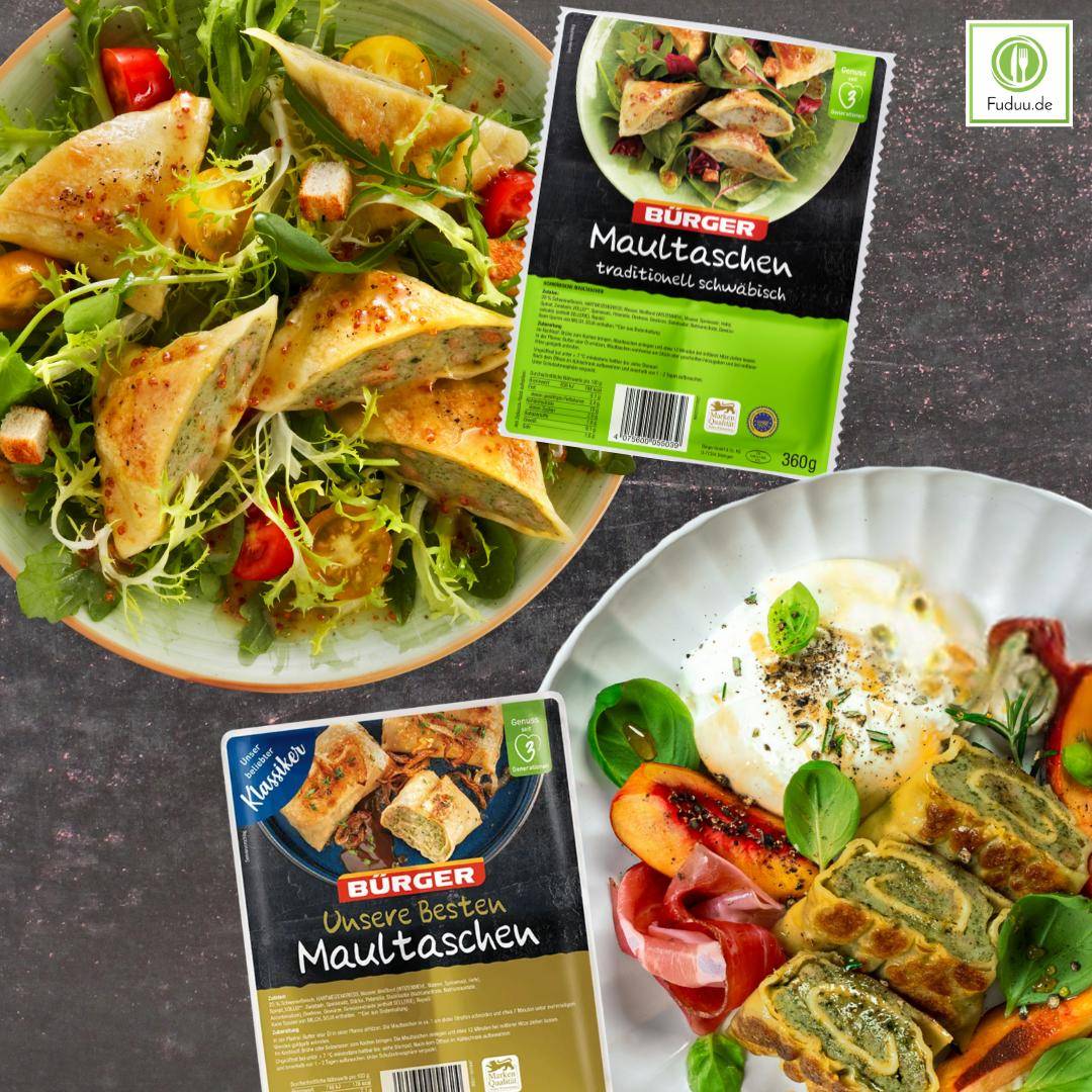 Bürger - "Maultäschle-Mix" - das Maultaschen Probierpaket Bürger - "Maultäschle-Mix" - das Maultaschen Probierpaket