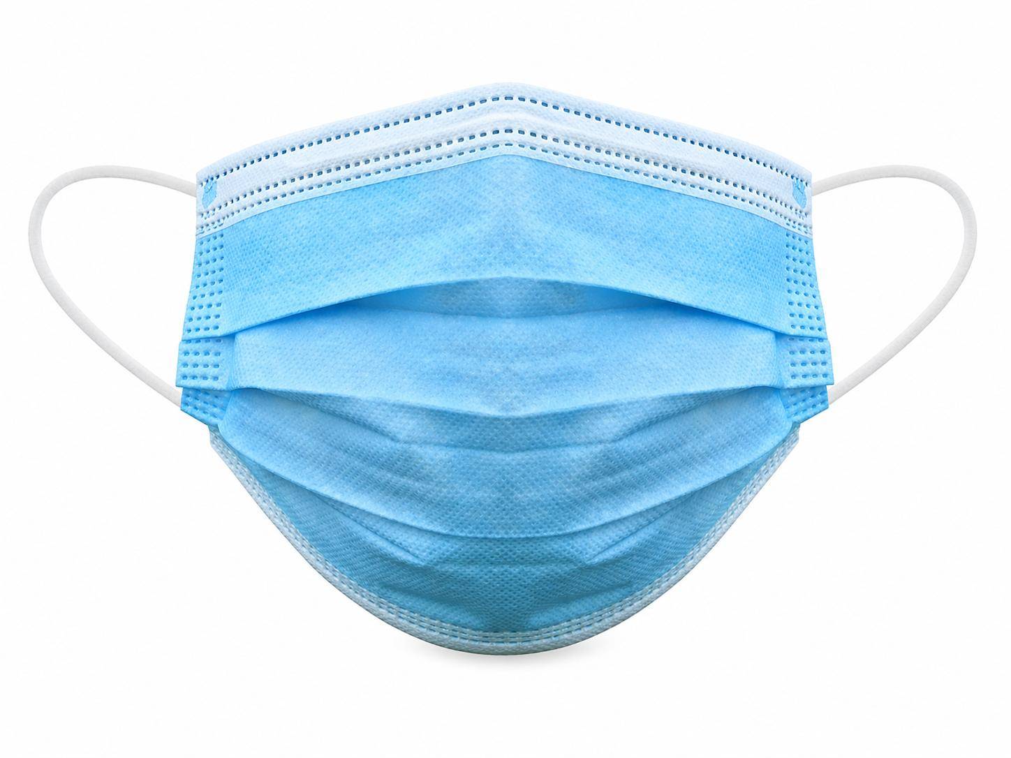 Fuduu.de - Einweg-Mundschutz, 3-lagig, blau, 50 Stück Fuduu.de - Einweg-Mundschutz, 3-lagig, blau, 50 Stück