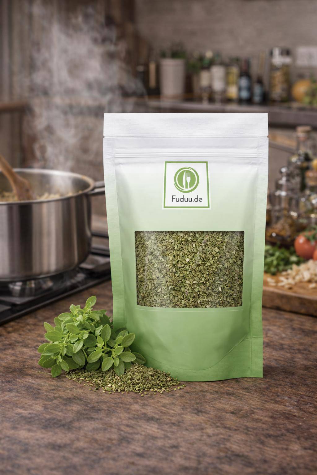 Fuduu.de - Majoran thür. gerebelt, 250 g Beutel