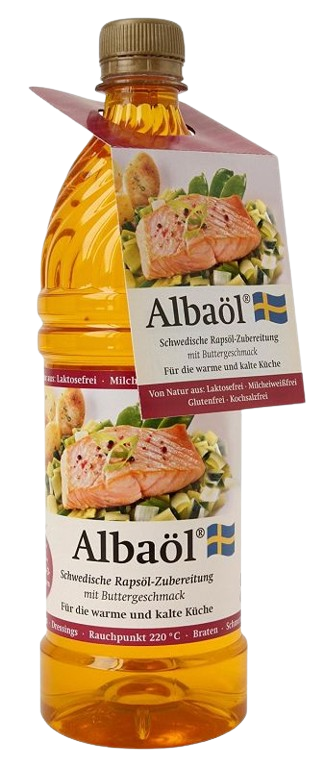 Albaöl - Rezeptbuch "Rezepte zum Kochen, Backen und Genießen"  + Air Fryer Spray, 190 ml Flasche + Albaöl, 750 ml Flasche