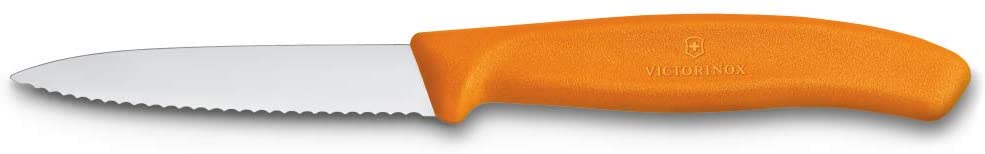 Victorinox - Gemüsemesser, gewellte Klinge, 8 cm, orange, 6.7636.L119 Victorinox - Gemüsemesser, gewellte Klinge, 8 cm, orange, 6.7636.L119