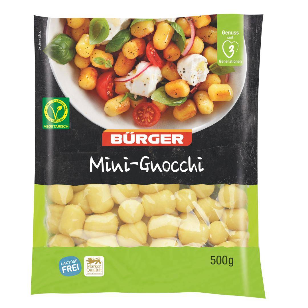 Bürger - Mini-Gnocchi, 500 g Beutel Bürger - Mini-Gnocchi, 500 g Beutel