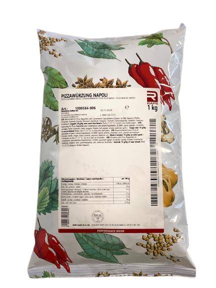 Raps - Pizzawürzung Napoli, 1 kg Beutel Raps - Pizzawürzung Napoli, 1 kg Beutel