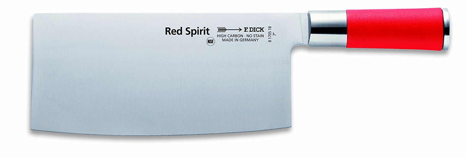 F. DICK - Red Spirit Chinesisches Kochmesser (Slicing), 18 cm, 81705182 F. DICK - Red Spirit Chinesisches Kochmesser (Slicing), 18 cm, 81705182